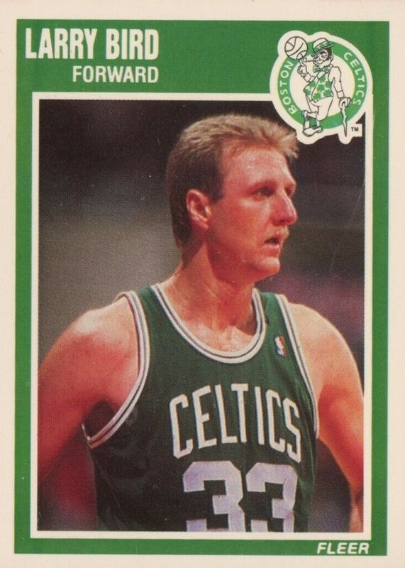 Larry Bird 1989 Fleer #8 Base SGC 8