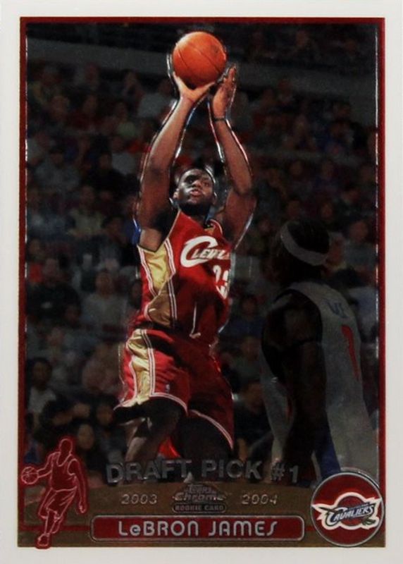 LeBron James 2003 Topps Chrome #111 Base Rookie PSA 10