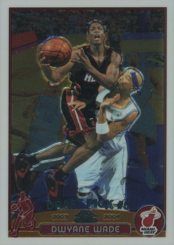 Dwyane Wade 2003 Topps Chrome #115 Base Rookie SGC 9