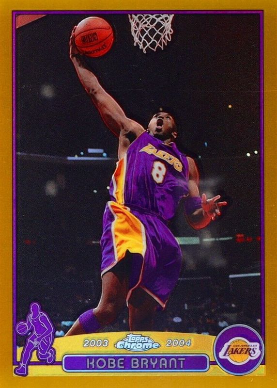 Kobe Bryant 2003 Topps Chrome #36 Gold Refractor /99 PSA 9