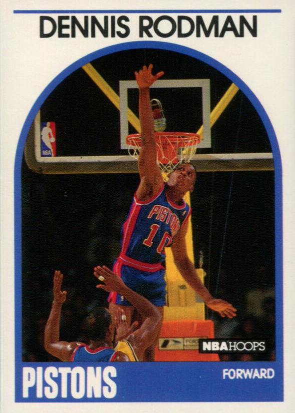 rare dennis rodman cards Dennis Rodman 1996-1997 Fleer/Skybox #231 Metalized Card