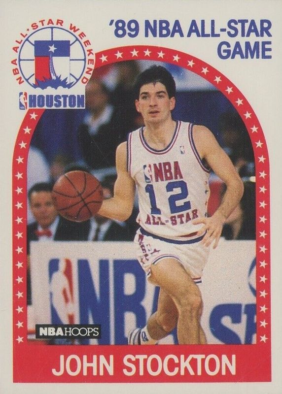 John Stockton 1989 Hoops #297 All-Star BGS 9