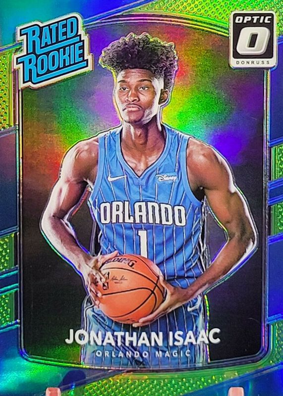 Jonathan Isaac 2017 Optic #195 Lime Green /175 Rookie PSA 10