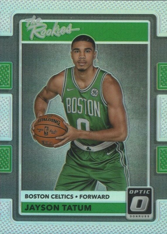 Jayson Tatum 2017 Optic The Rookies - Holo #3 Price Guide - Sports