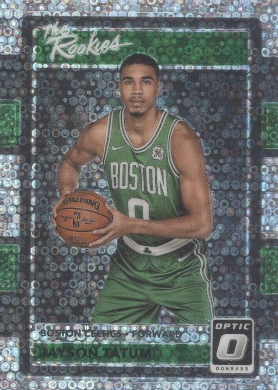 Jayson Tatum 2017 Optic #3 The Rookies - Fast Break SGC 9.5