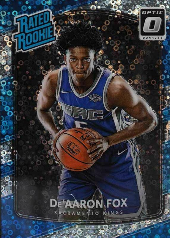 De'Aaron Fox 2017 Optic #196 Fast Break Rookie BGS 9