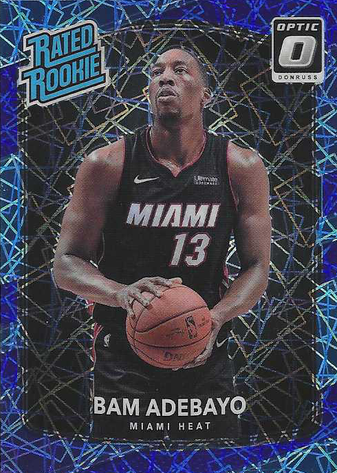 Bam Adebayo 2017 Optic #187 Blue Velocity Price Guide - Sports 