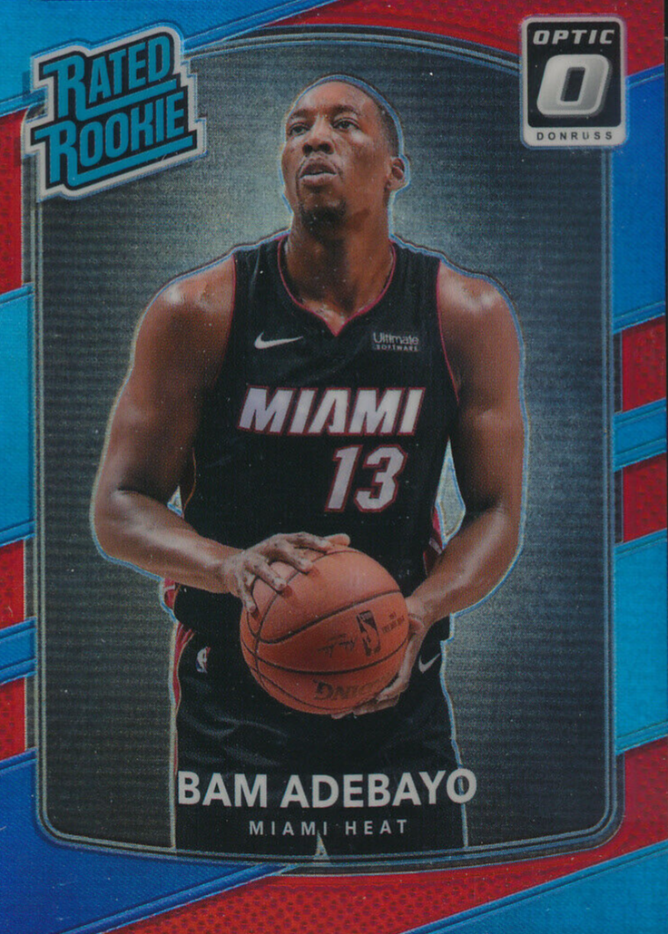 Bam Adebayo 2017 Optic #187 Red /99 Price Guide - Sports Card Investor
