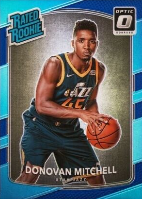 Donovan Mitchell 2017 Optic #188 Purple Price Guide - Sports