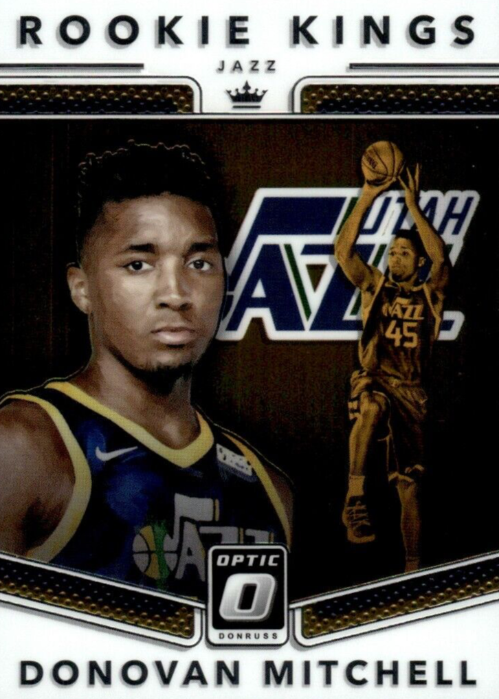 DONOVAN MITCHELL ROOKIE❗ Donovan Mitchell 2017 Optic #13 Rookie Kings Price Guide