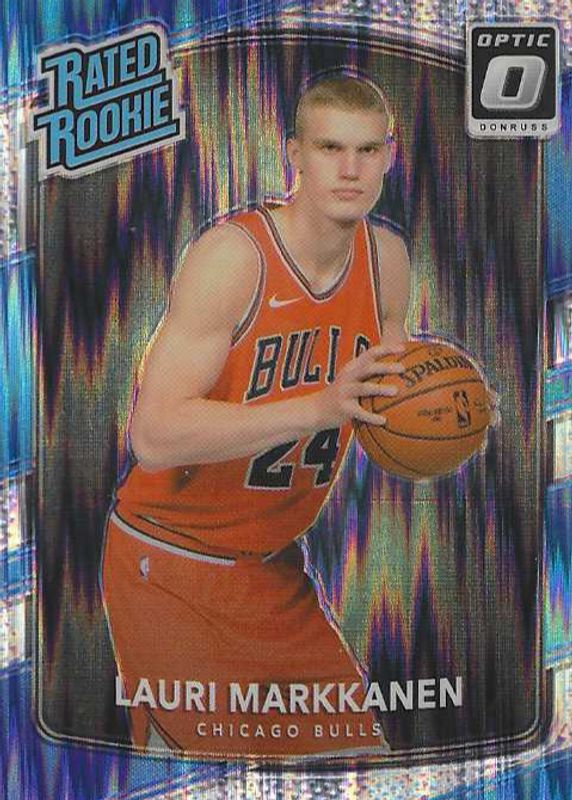 Lauri Markkanen 2017 Optic #159 Shock Rookie PSA 10