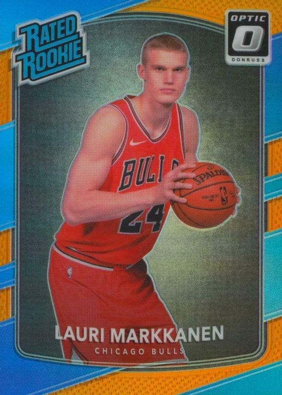 Lauri Markkanen 2017 Optic #159 Orange /199 Rookie RAW