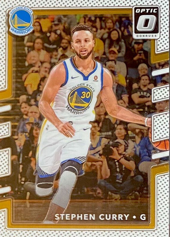 Stephen Curry 2017 Optic #46 Base PSA 10