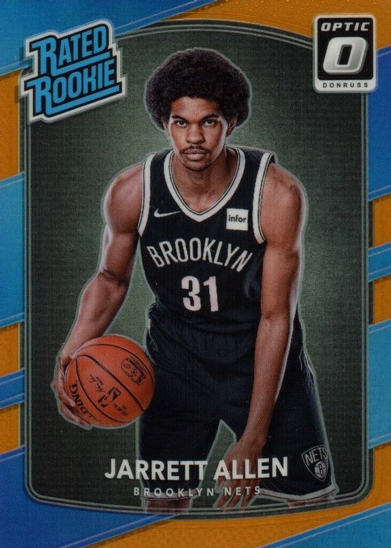 Jarrett Allen 2017 Optic #179 Orange /199 Rookie BGS 9.5