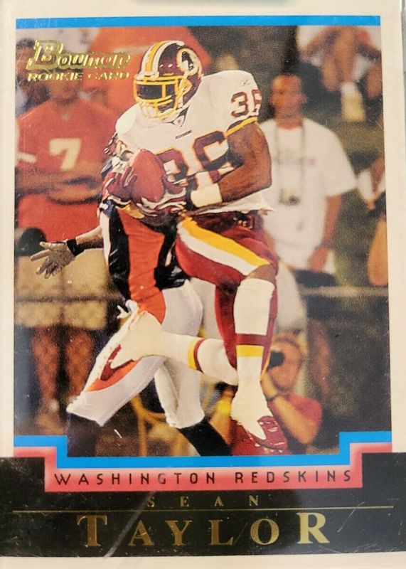 Sean Taylor 2004 Bowman #127 Gold Rookie RAW
