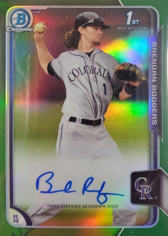 2015 Bowman Draft #BCA-BR Chrome DP Auto - Green Refractor /99 (1st)