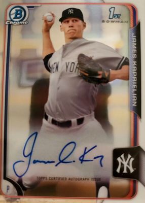 2015 Bowman Draft #BCA-JK Chrome DP Auto (1st)