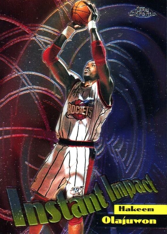 Hakeem Olajuwon 1998 Topps Chrome #I4 Instant Impact PSA 10