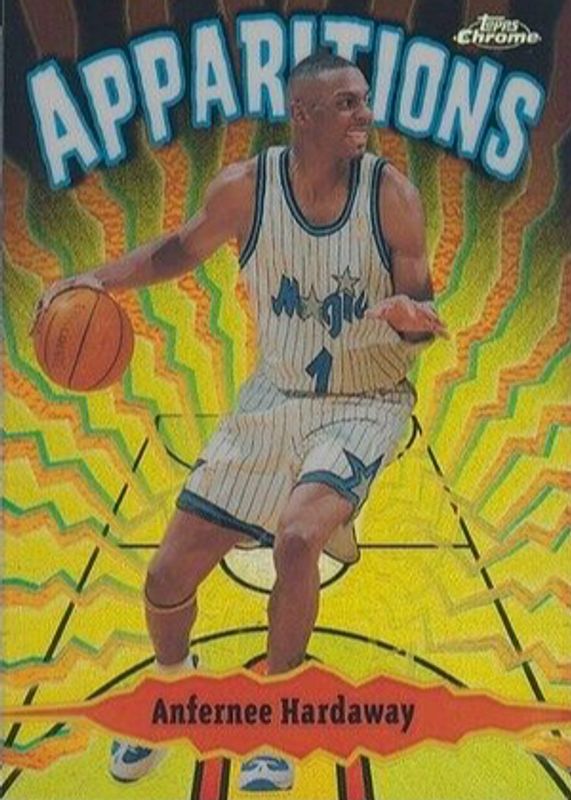 Anfernee Hardaway 1998 Topps Chrome #A9 Apparitions - Refractor /100 RAW