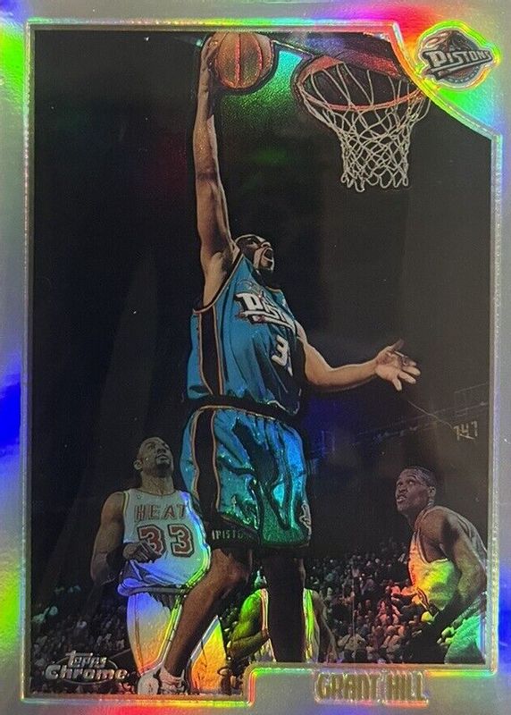 Grant Hill 1998 Topps Chrome #165 Refractor SGC 9.5