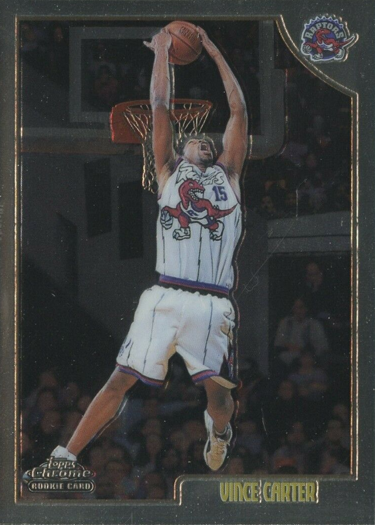 ビンスカーター NBAカード1998-99 Topps Chrome PSA8 Vince Carter 1998 Topps Chrome #199 Base Price Guide