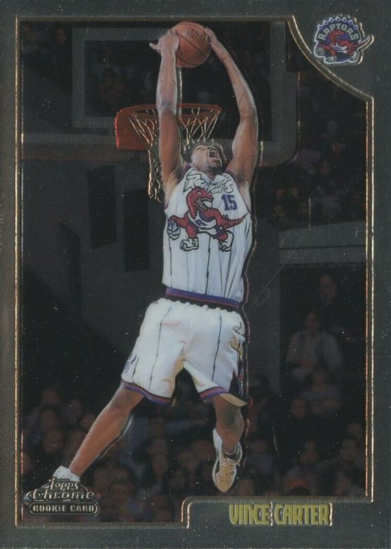 Vince Carter 1998 Topps Chrome #199 Base Rookie PSA 10