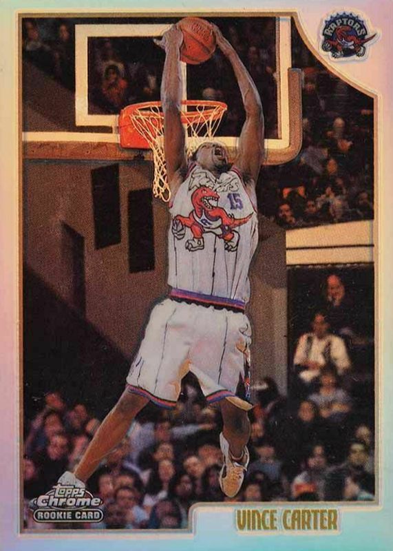 Vince Carter 1998 Topps Chrome Refractor #199 Price Guide - Sports Card  Investor