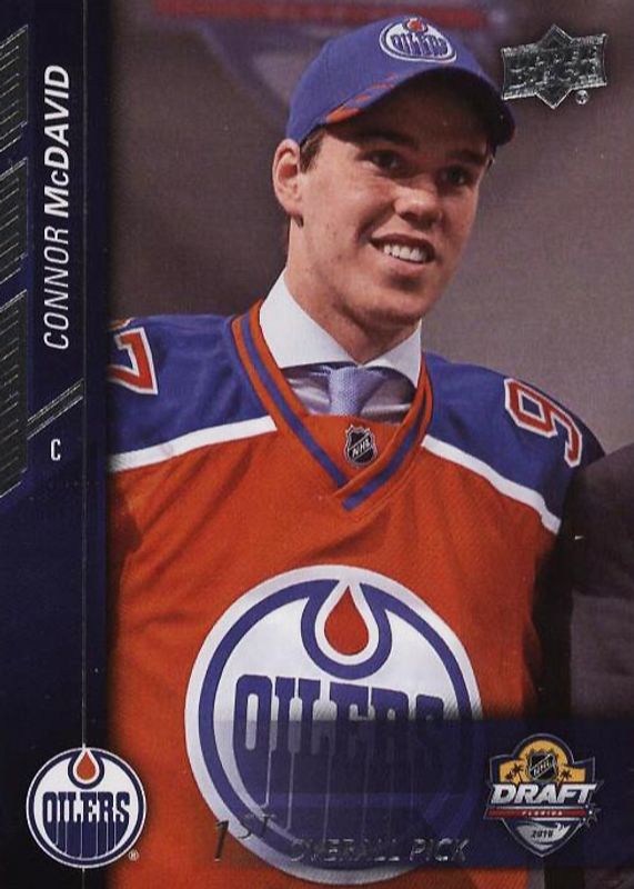 Connor McDavid 2015 Upper Deck #SP-1 NHL Draft Rookie SGC 10