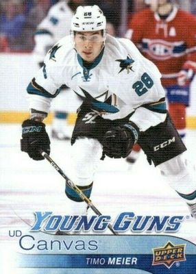 2016 Upper Deck #C225 Young Guns Canvas
