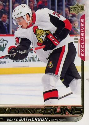 Drake Batherson 2018 Upper Deck #484 Young Guns - Jumbo