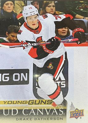 2018 Upper Deck #C230 Young Guns Canvas