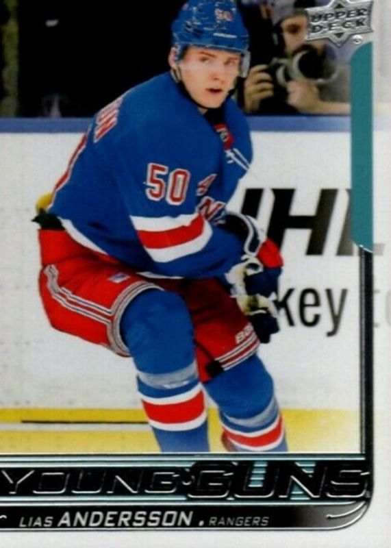 Lias Andersson 2018 Upper Deck #497 Young Guns Base Rookie RAW