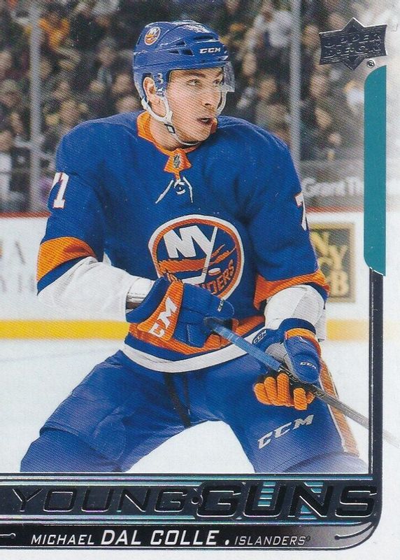 Michael Dal Colle 2018 Upper Deck #208 Young Guns Base Rookie RAW