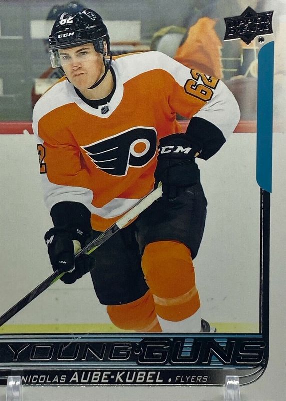 Nicolas Aube-Kubel 2018 Upper Deck #452 Young Guns Base Rookie RAW