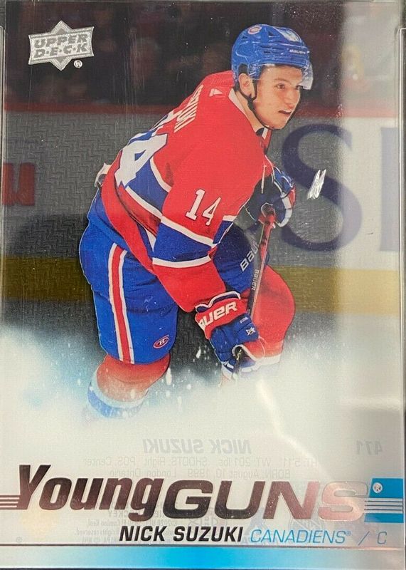 Nick Suzuki 2019 Upper Deck #471 Young Guns - Clear Cut