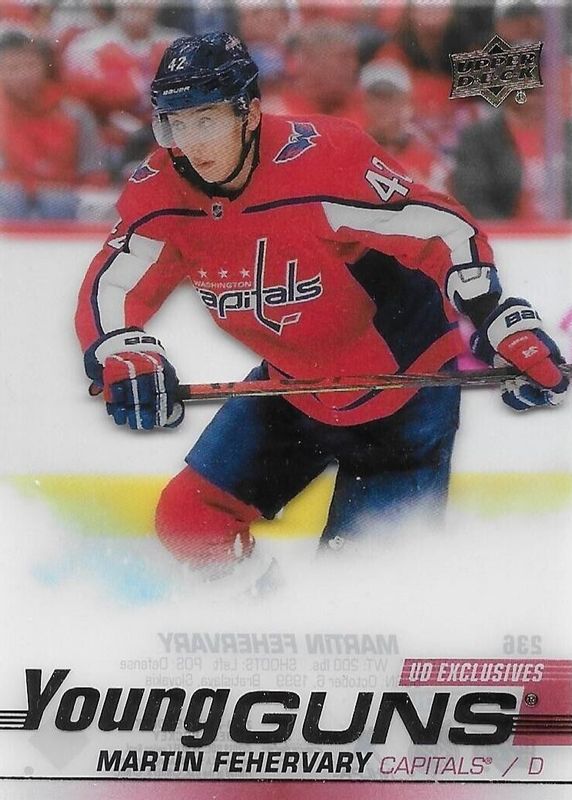 2019 Upper Deck #236 Young Guns - Clear Cut Exclusives