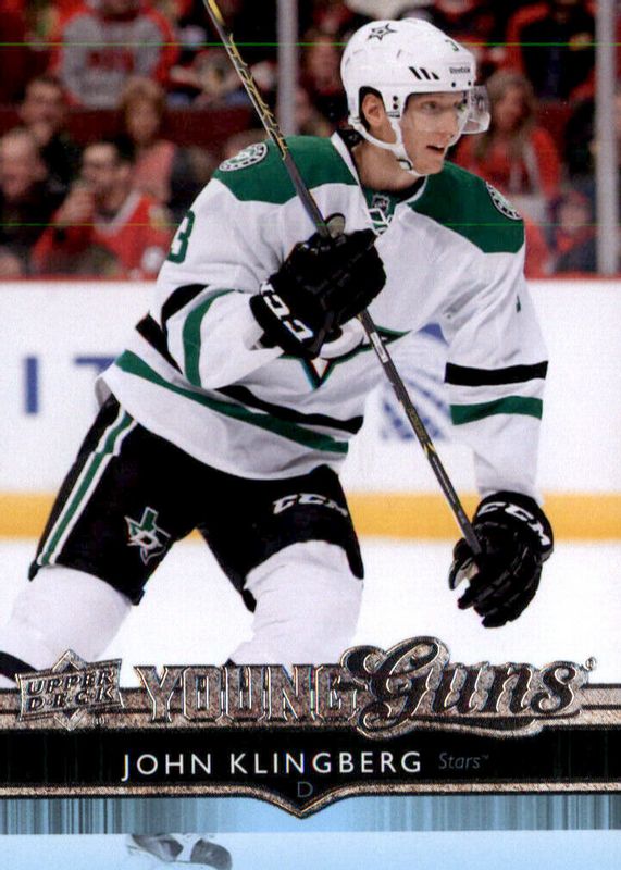 John Klingberg 2014 Upper Deck #476 Young Guns Base Rookie SGC 9.5