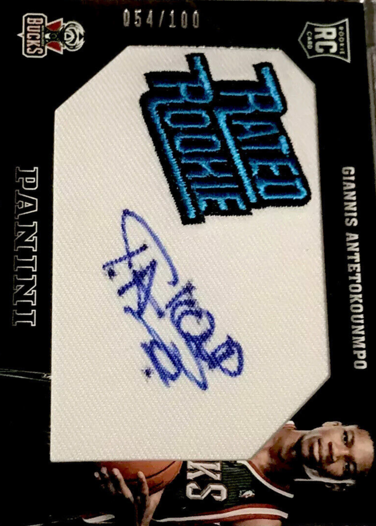 Giannis Antetokounmpo 2013 Panini #2 Rated Rookie Signatures /100