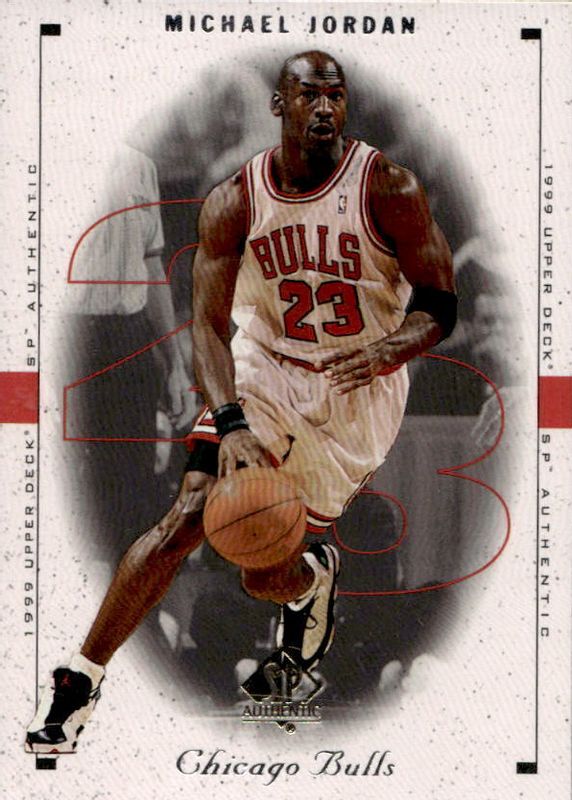 Michael Jordan 1998 SP Authentic #23 Sample PSA 10