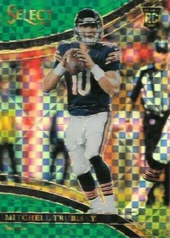 Mitchell Trubisky 2017 Select #253 Field Level Green /5 Rookie PSA 10