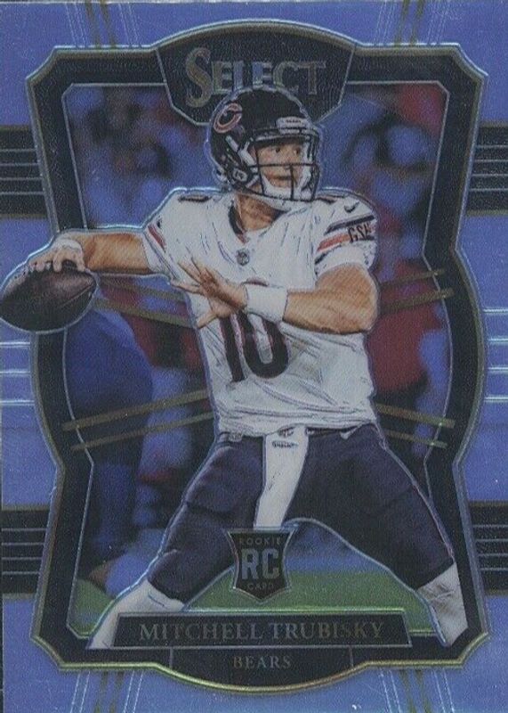 Mitchell Trubisky 2017 Select #197 Premier Level Silver Rookie PSA 10