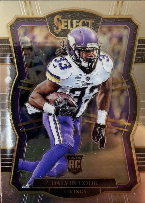 Dalvin Cook 2017 Select #173 Premier Level Rookie BGS 9