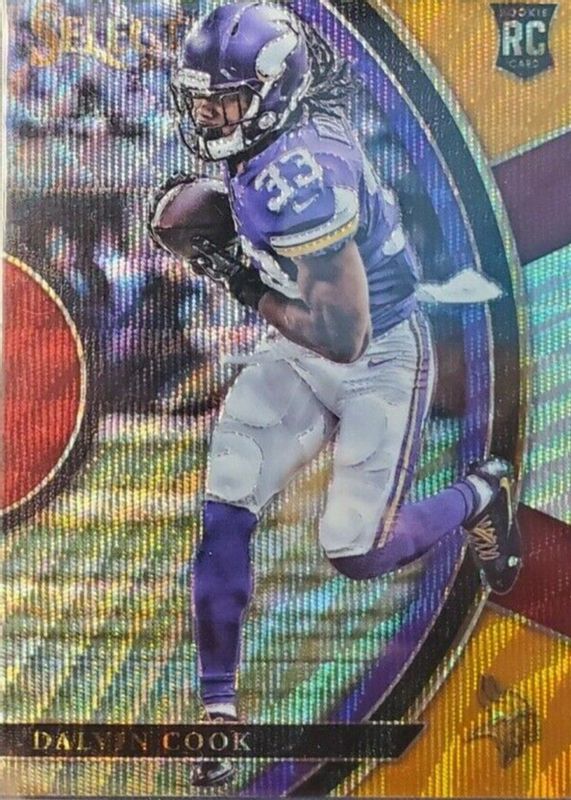 Dalvin Cook 2017 Select #51 Concourse Tri-Color /199 Rookie PSA 10