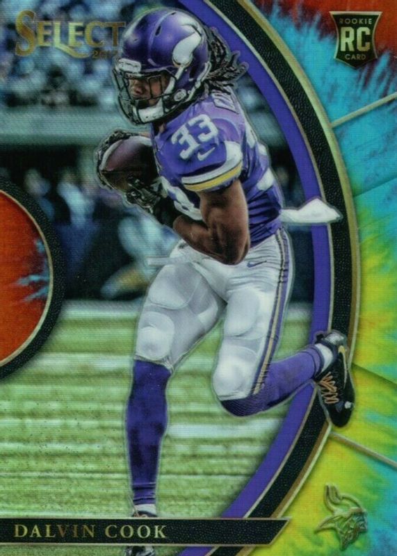 Dalvin Cook 2017 Select #51 Concourse Tie-Dye /25 Rookie RAW