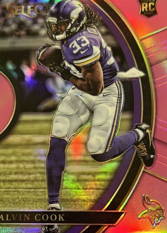 Dalvin Cook 2017 Select #51 Concourse Pink /10 Rookie PSA 10