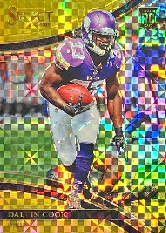 Dalvin Cook 2017 Select #279 Field Level Gold /10 Rookie PSA 9