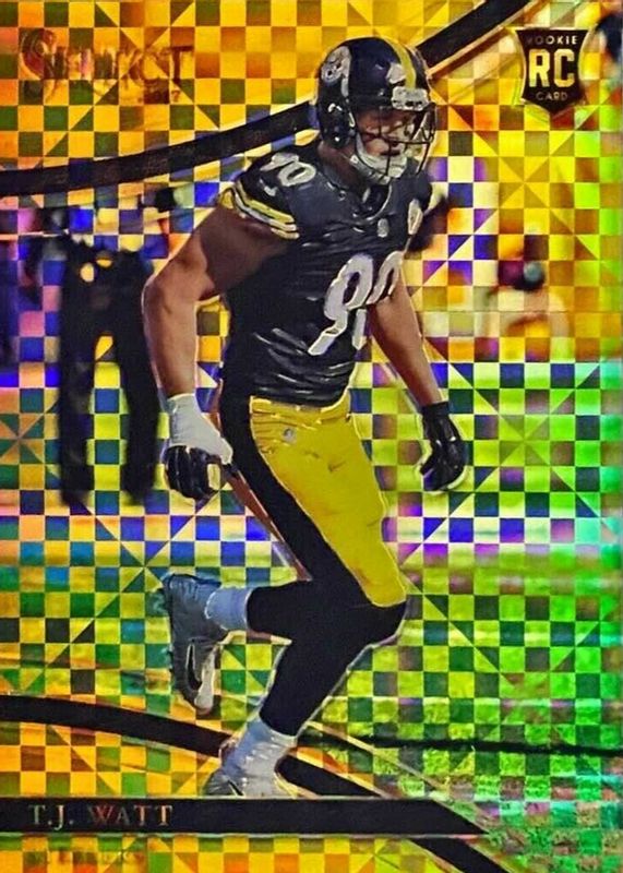 TJ Watt 2017 Select #259 Field Level Gold /10 Rookie RAW