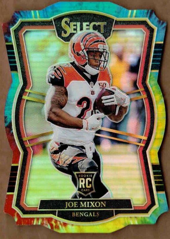 Joe Mixon 2017 Select #136 Premier Level Tie-Dye Die-Cut /25 Rookie BGS 9.5