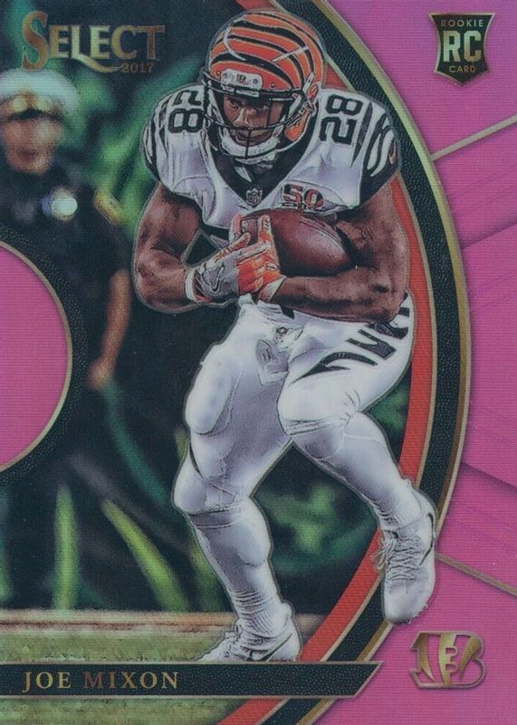 Joe Mixon 2017 Select #32 Concourse Pink /10 Rookie PSA 9