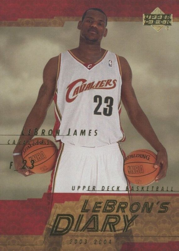 LeBron James 2003 Upper Deck #LJ8 LeBron's Diary Rookie PSA 8